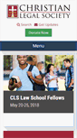 Mobile Screenshot of christianlawyer.org